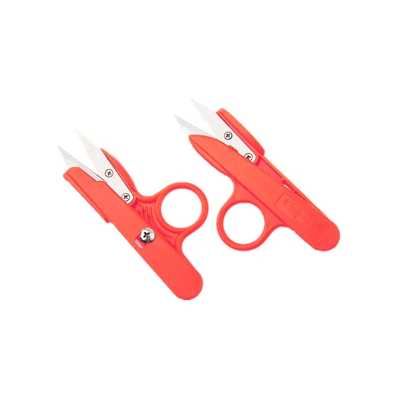 Stainless Steel Mini Yarn Scissor with PP Handle Thread Snips Trimming Nipper Embroidery Cross Stitch Craft Cutter