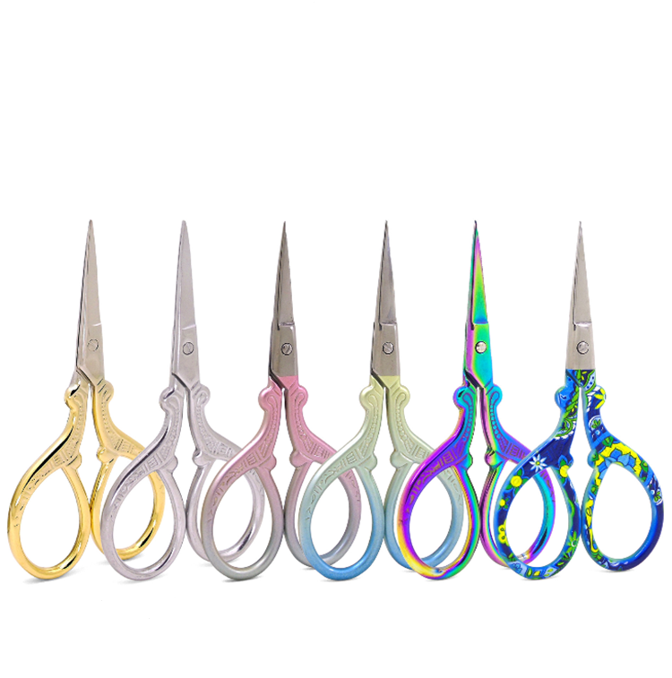 European Sewing Scissors with Tape for Embroidery Kit Sewing Tailor Scissors