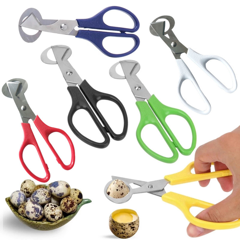 Egg Opener Kitchen Tool Top Shell Metal Pigeon Bird Quail Egg Scissors Stainless Steel Shears Slicer Cracker Egg Cutter