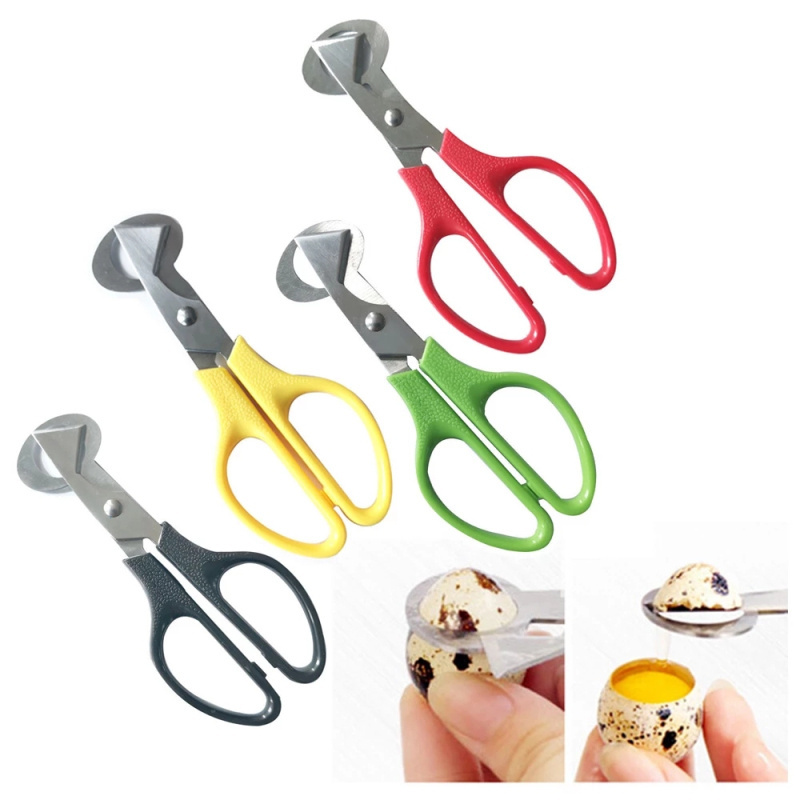 Egg Opener Kitchen Tool Top Shell Metal Pigeon Bird Quail Egg Scissors Stainless Steel Shears Slicer Cracker Egg Cutter