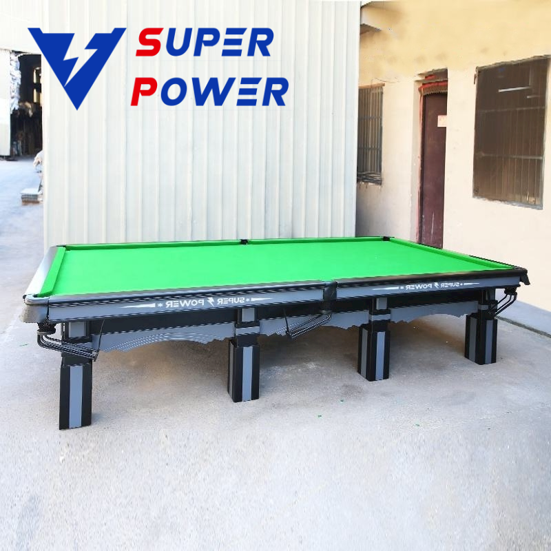 Wholesale Standard Billiards Championships Billiards Table Steel Mat Solid Wood 12ft English Style Billiards Table for Sale