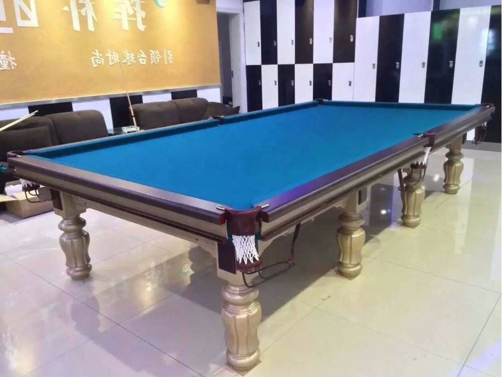 Factory cheap price 12 feet Russian billiards pyramid standard snooker billiards table for sale