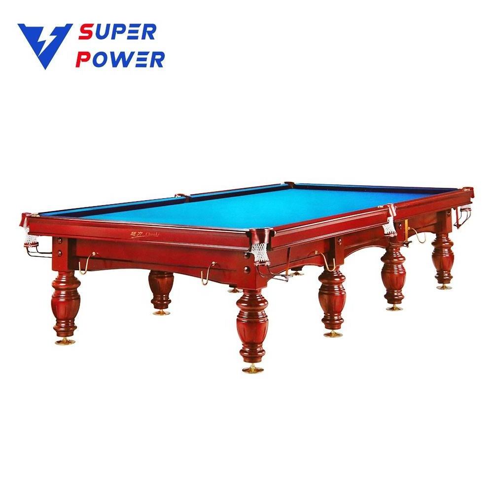 Factory cheap price 12 feet Russian billiards pyramid standard snooker billiards table for sale