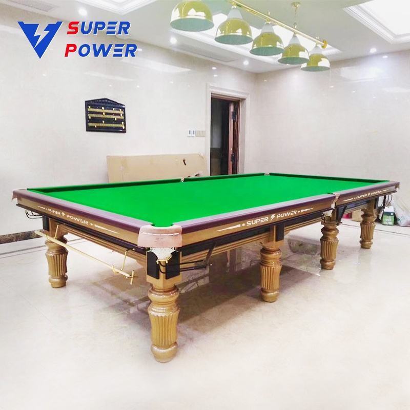 High quality Professional tournament 10ft 12ft slate steel cushion English style snooker pool table for sale