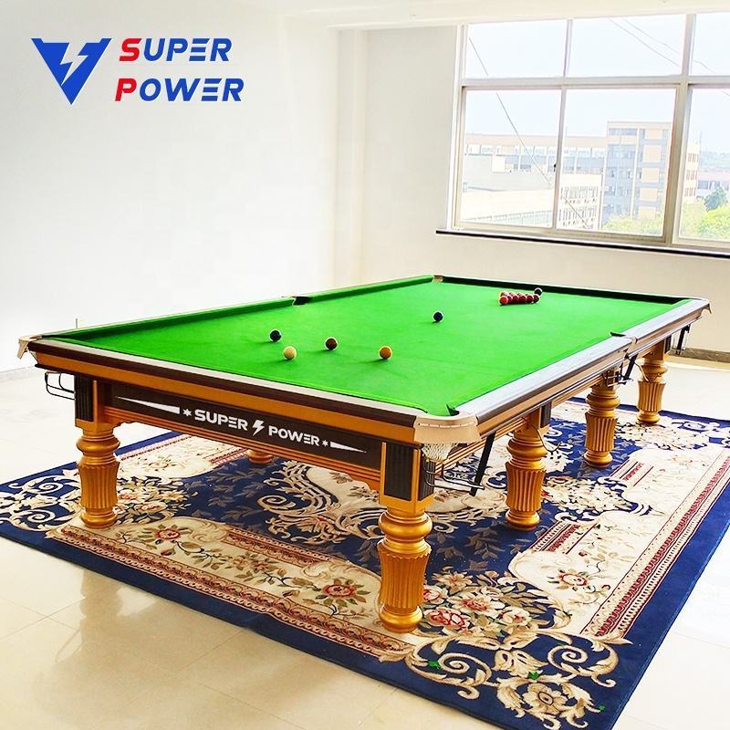 High quality Professional tournament 10ft 12ft slate steel cushion English style snooker pool table for sale