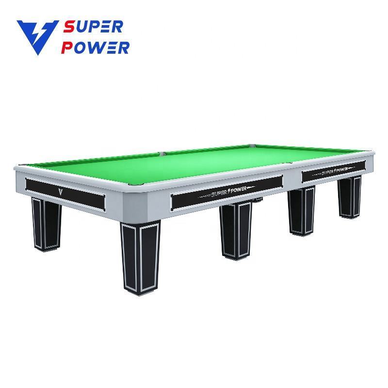 Wholesale Standard Billiards Championships Billiards Table Steel Mat Solid Wood 12ft English Style Billiards Table for Sale