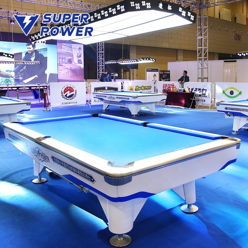 International Widely Used Standard Slate 9ft Pool Table for Billiards Tournament