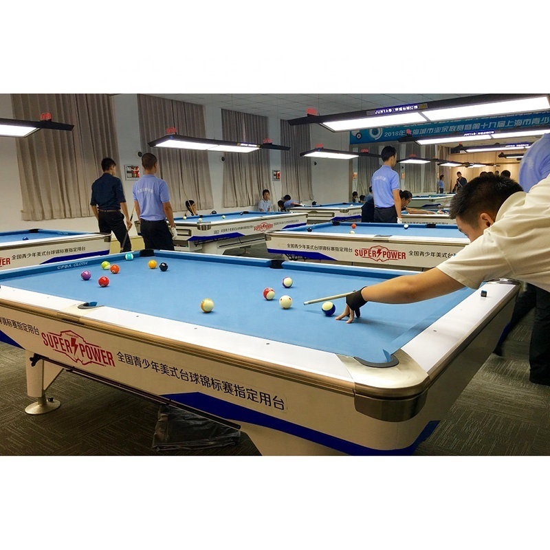 International Widely Used Standard Slate 9ft Pool Table for Billiards Tournament