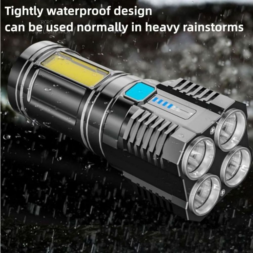 Portable Heavy Duty Double Heads Searchlight For Repairing Super Bright Waterproof Work Light Rechargeable Handheld Spotlight