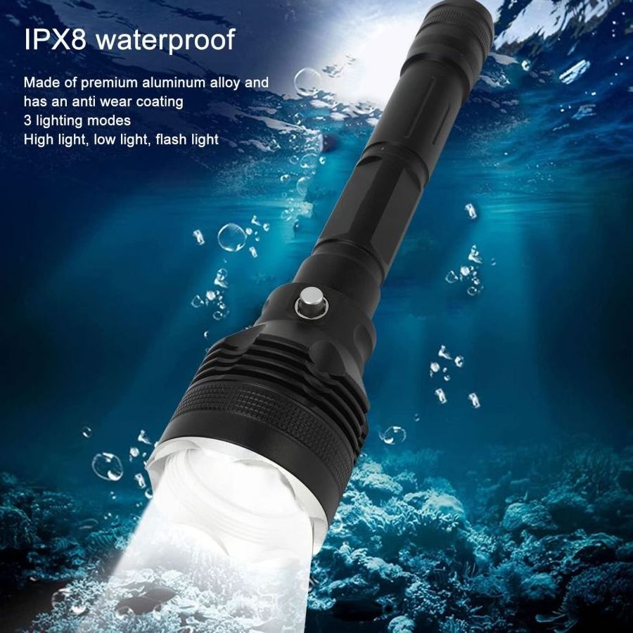 Strong light power display LED long-range P70 telescopic zoom night fishing USB charging flashlight