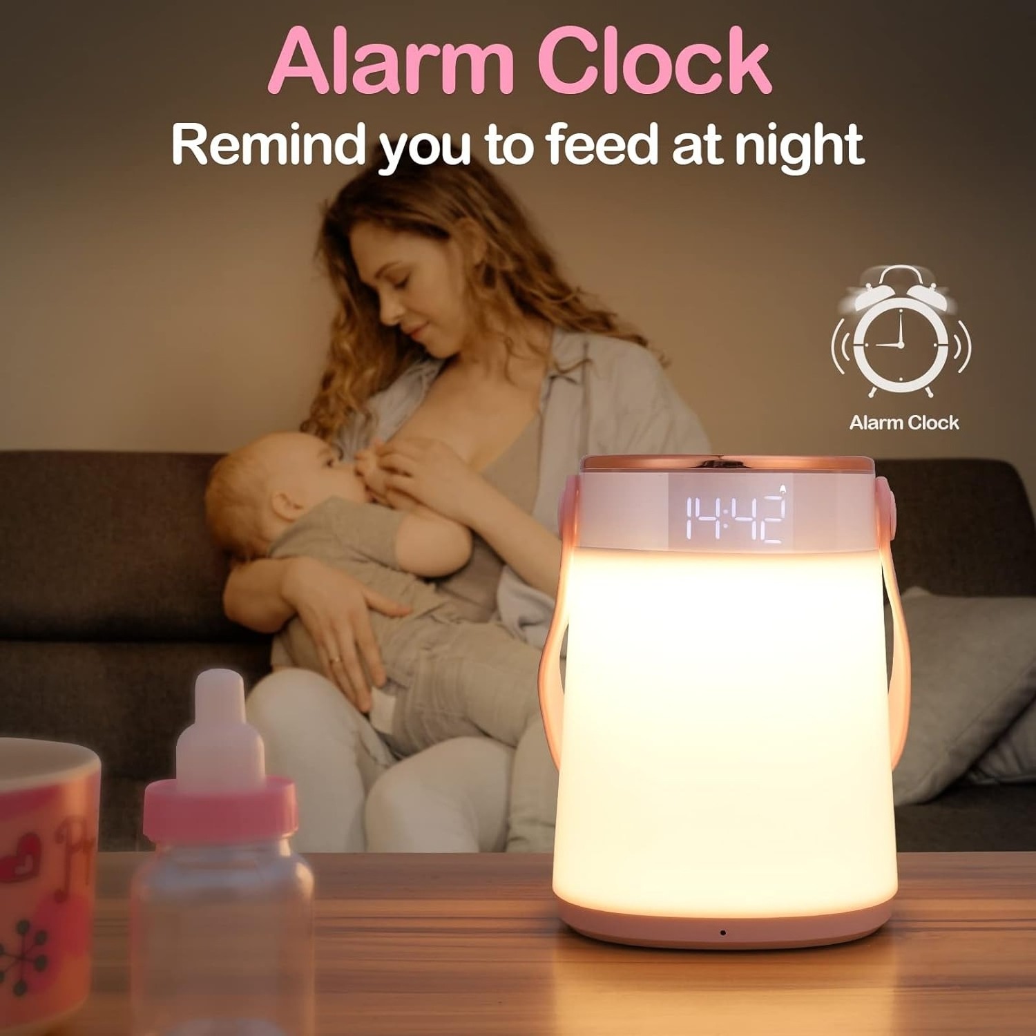 LED Night Light Rechargeable USB Silicone Lamp Light Kids Room LED Night Light