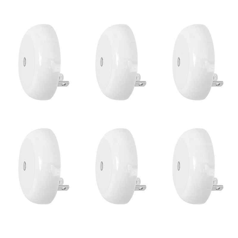 Cute Led Night Light Plug In Luminous Wall Lamp Light Controlled Sensor Bedroom Decoration Sleep Night Light