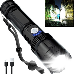 Top Grade XM-L T6 G700 tactical linternas torch light A100 glare long distance led flashlight kit for indoor and outdoor