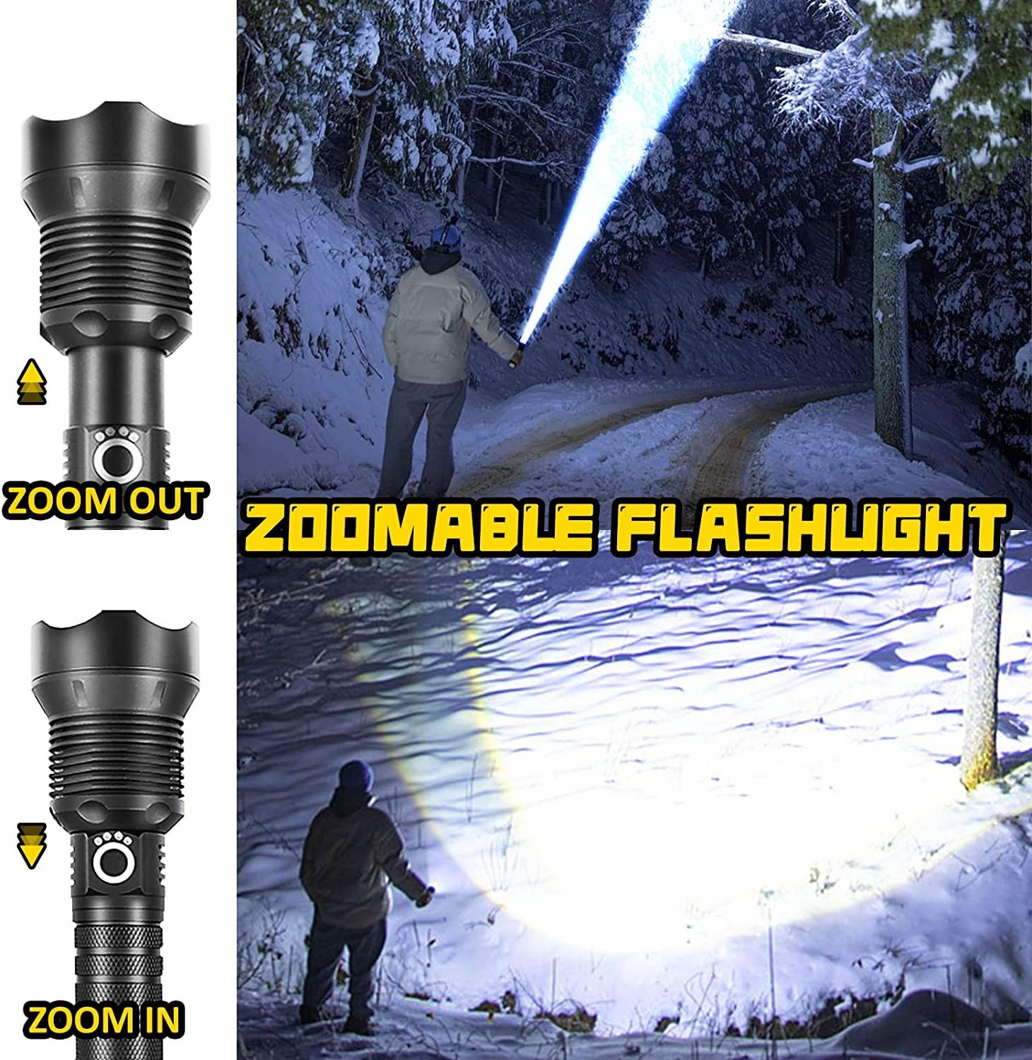 Chaoliu Aluminum high power 1000 lumen 10W rechargeable tactical led flashlight