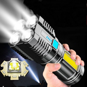 Portable Heavy Duty Double Heads Searchlight For Repairing Super Bright Waterproof Work Light Rechargeable Handheld Spotlight