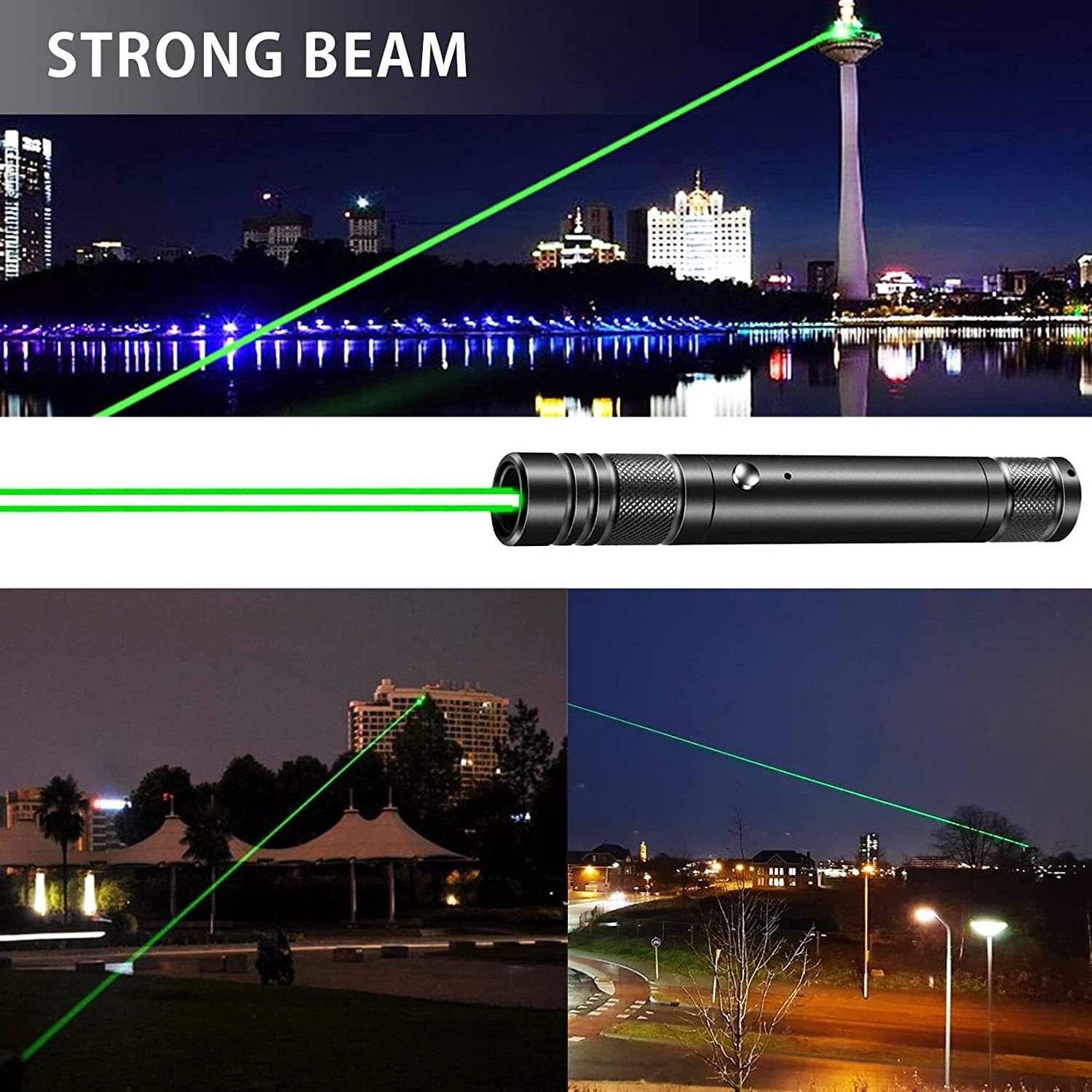 USB Cable Type Green Laser 303 Stars Cat Toy Flashlight USB Rechargeable Laser Pointer lamp light