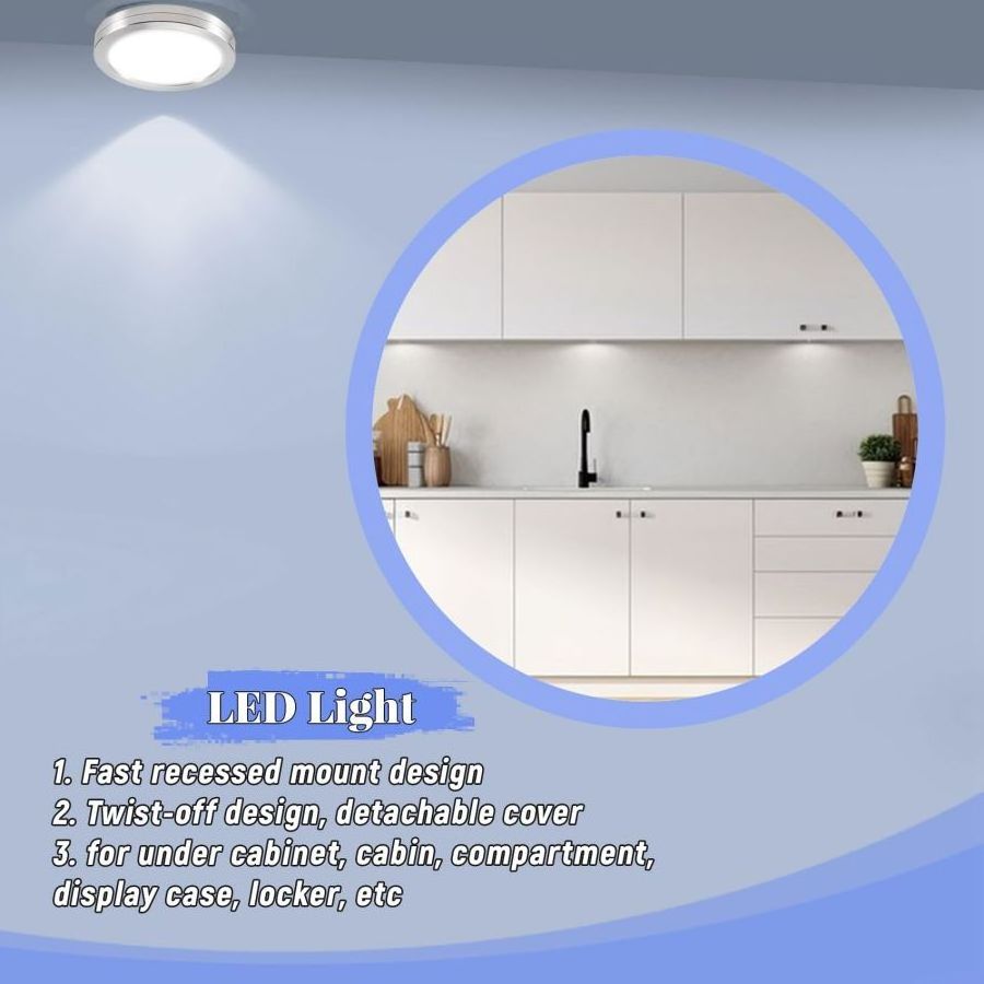 Factory price manufacturer High power kitchen under sensor cabinet light led recessed downlight adjustable led spot light