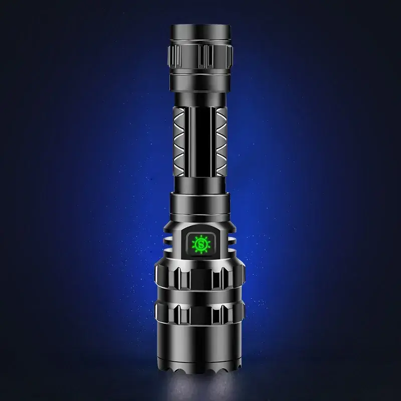 Super Bright High power Rechargeable hunting lantern l Long Range Torch Light waterproof Micro USB Flashlight Tactical