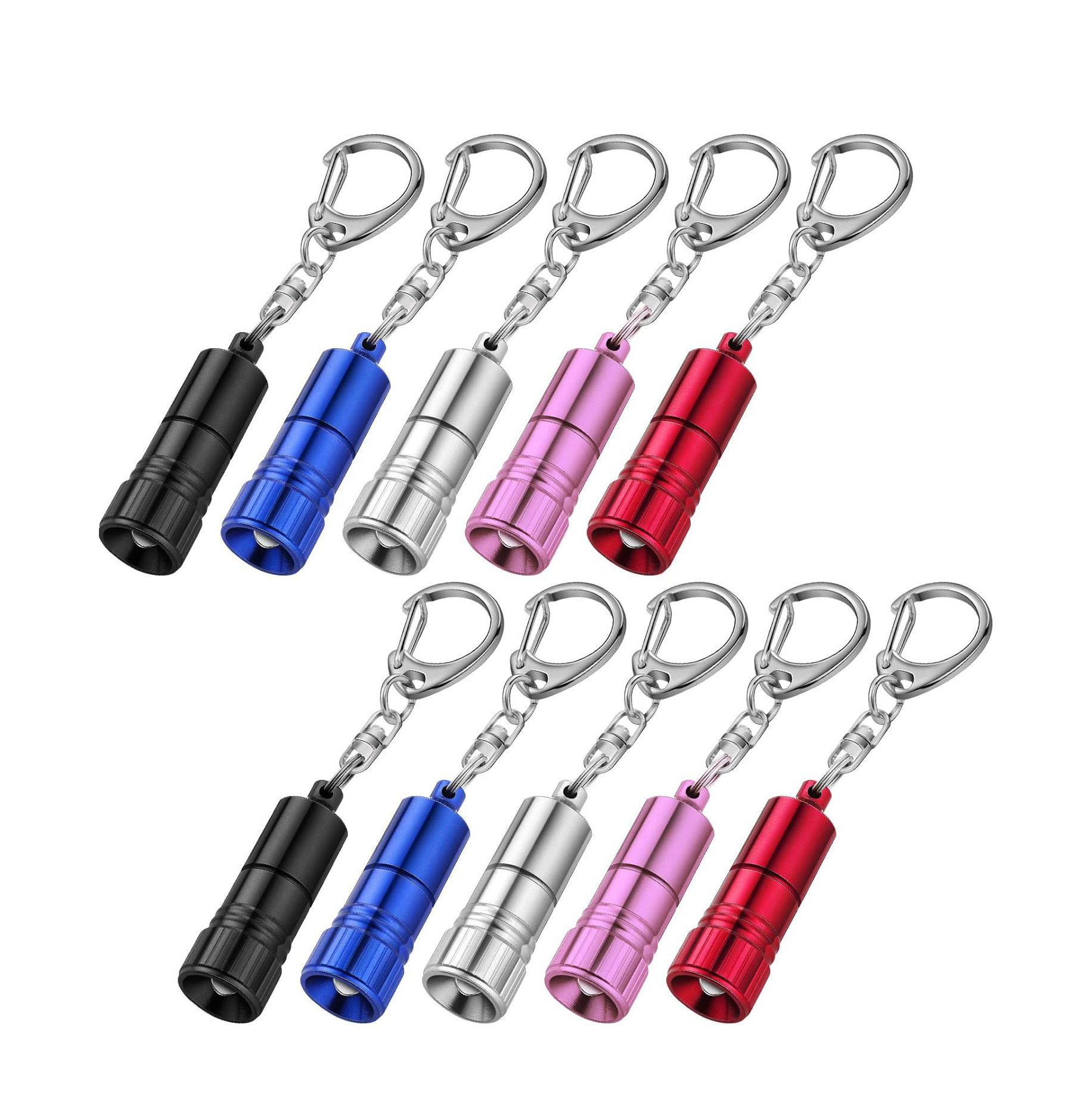 Keychain Flashlights, 650 High Lumens EDC Pocket Flashlights, Mini Flashlight Be Used for Camping Outdoors Emergency