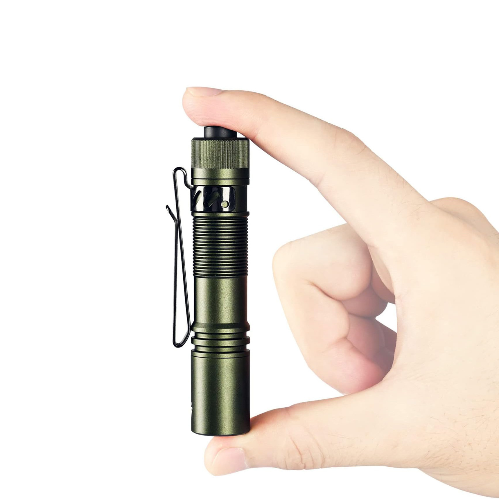 Mini Flashlight LED Powerful High Lumens ,Slim Portable Pocket Compact Torch for Emergency Inspection Water-Resistant