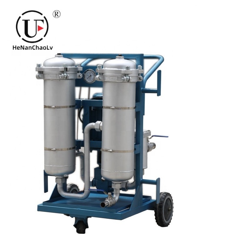 LYC-100B   Mobile oil purifier machine small scale waste oil recycling machine  transformer oil filter machine