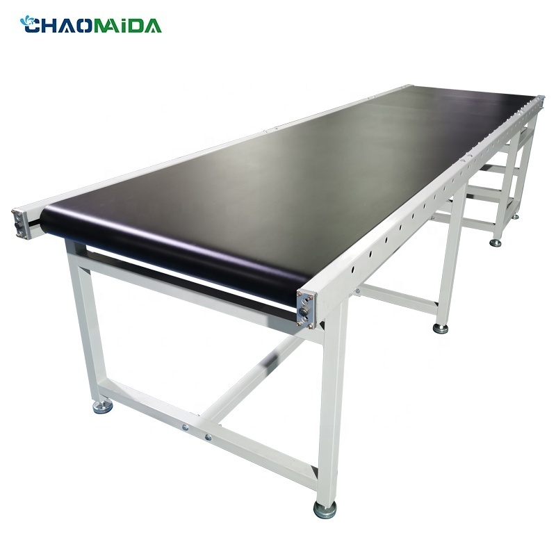 Supply Automatic Rubber stainless steel belt conveyor portable Turning  Assembly conveyor line