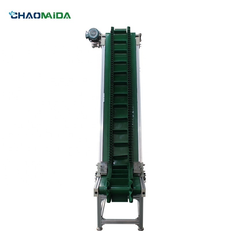 Incline Bucket Lifting Belt Conveyor System Belt Climbing Conveyor Vegetable Fruit Incline for Truck Load/unload