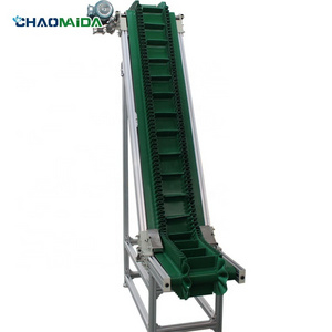 Incline Bucket Lifting Belt Conveyor System Belt Climbing Conveyor Vegetable Fruit Incline for Truck Load/unload