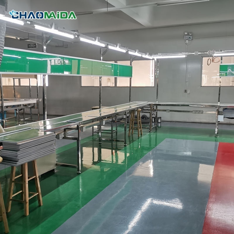 Industrial PVC green conveyor belts assembly line production equipment machine rubber conveyor belting