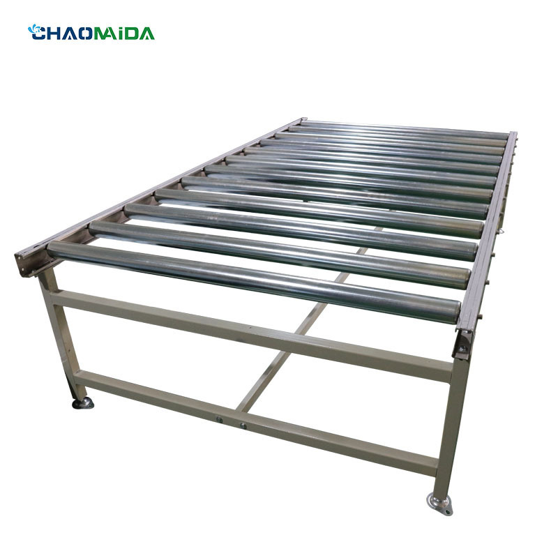 Stainless steel roller conveyor without power drum line Free Conveyor