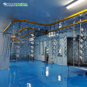 Industrial painting line hanging spraying equipment electrostatic powder spraying line overhead conveyor