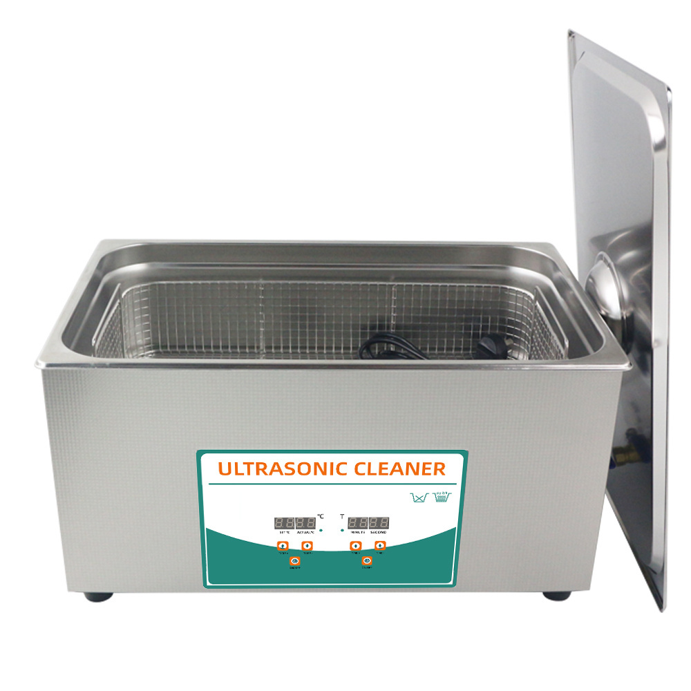 Ultrasonic Cleaner 22L Small Digital Household Ultra Sonic Cleaning Machine For Dental Jewelry Tooth Labs Glasses Industry