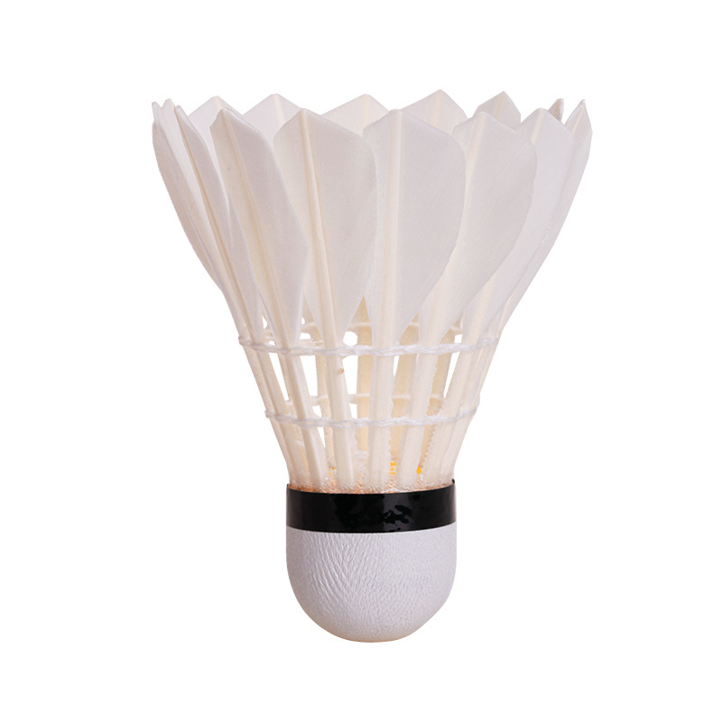 chaopai yellow cheap  Nylon shuttlecocks  high quality half feather most durability   badminton chaopai  shuttlecocks