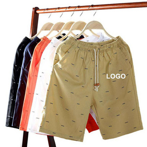 Wholesale Custom Summer Beach Shorts Oversize Shorts Cotton Blank Shorts