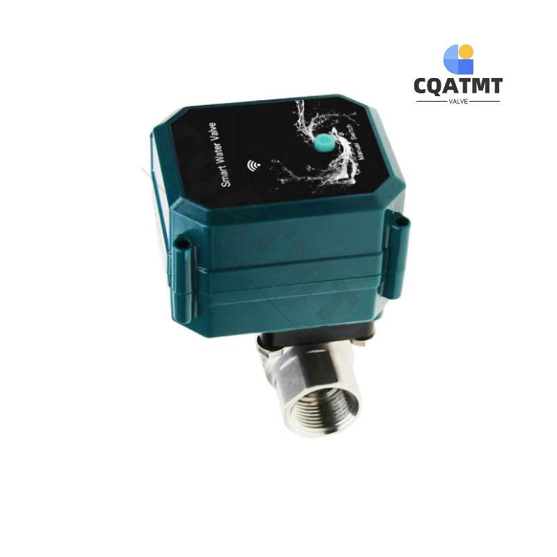 CQATMT Motorized Stainless steel 24V 240V CF8 wireless remote control electric valve