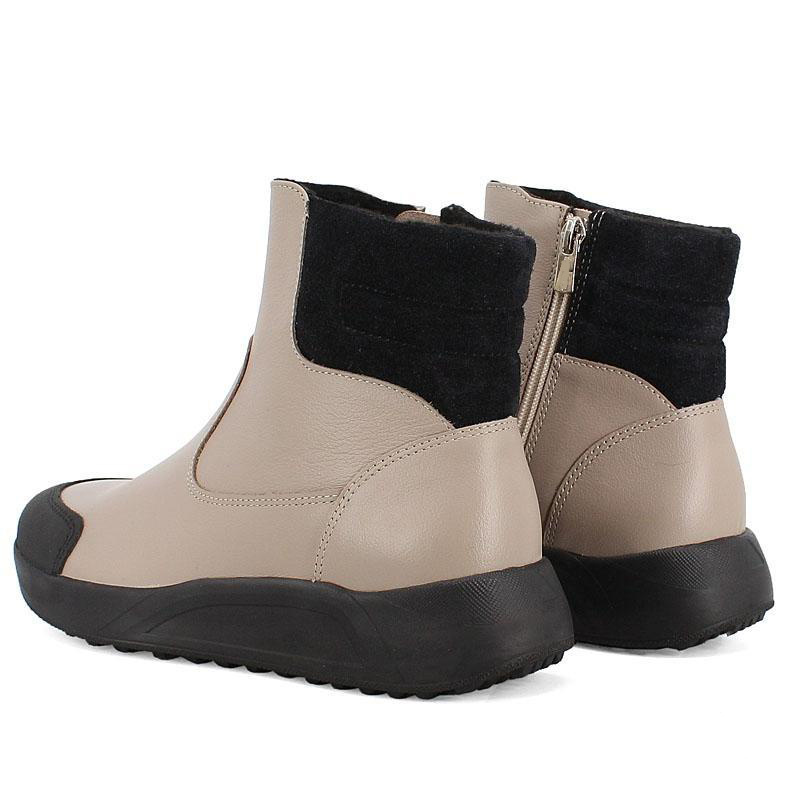 Waterproof leather ankle warm snow boot shoes children girl boys kids winter boots