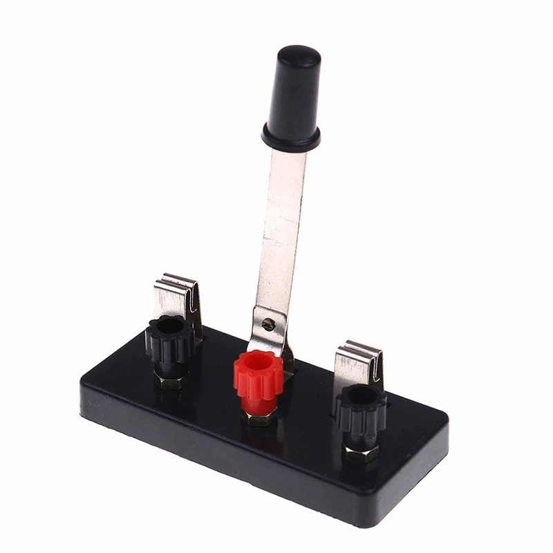 73*33mm Experiment Test School Knife Switch Single Pole Double Throw Toggle Switch