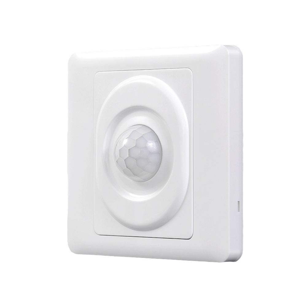 AC 220V LED PIR Motion Sensor Switch AC 180V-240V Recessed Infrared Smart Human Body Sensor Wall Switch