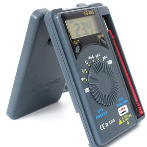 XB-866 Digital AC/DC Mini Multimeter Voltage Current Tester Multimeter Pocket Auto Range Digital Tester Voltage Tester