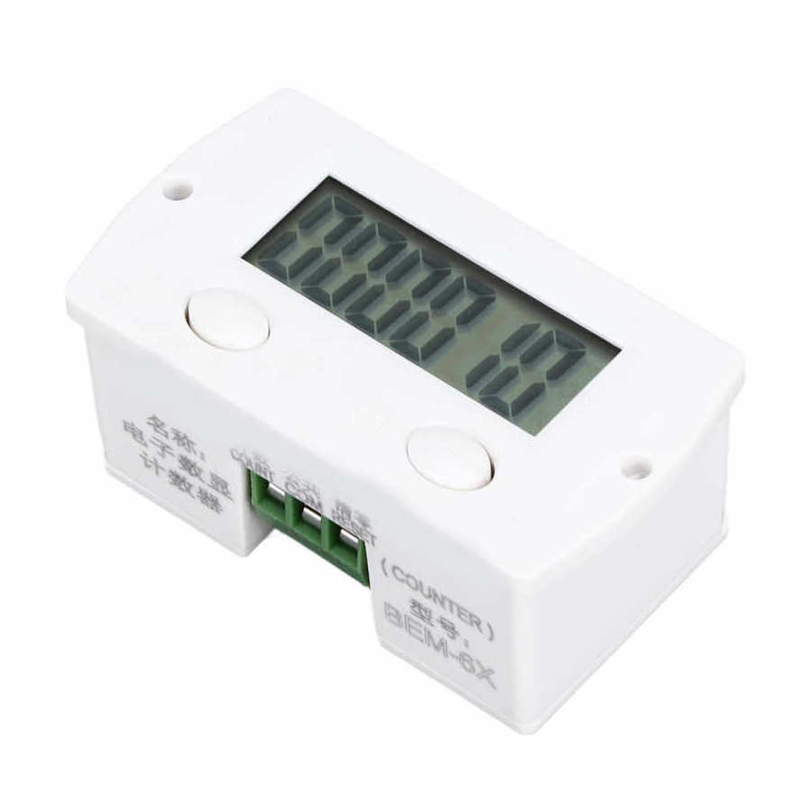 Electronic Counter Magnetic Induction Digital Display Industrial Punch Counter 0-999999 Portable Digital Counter new