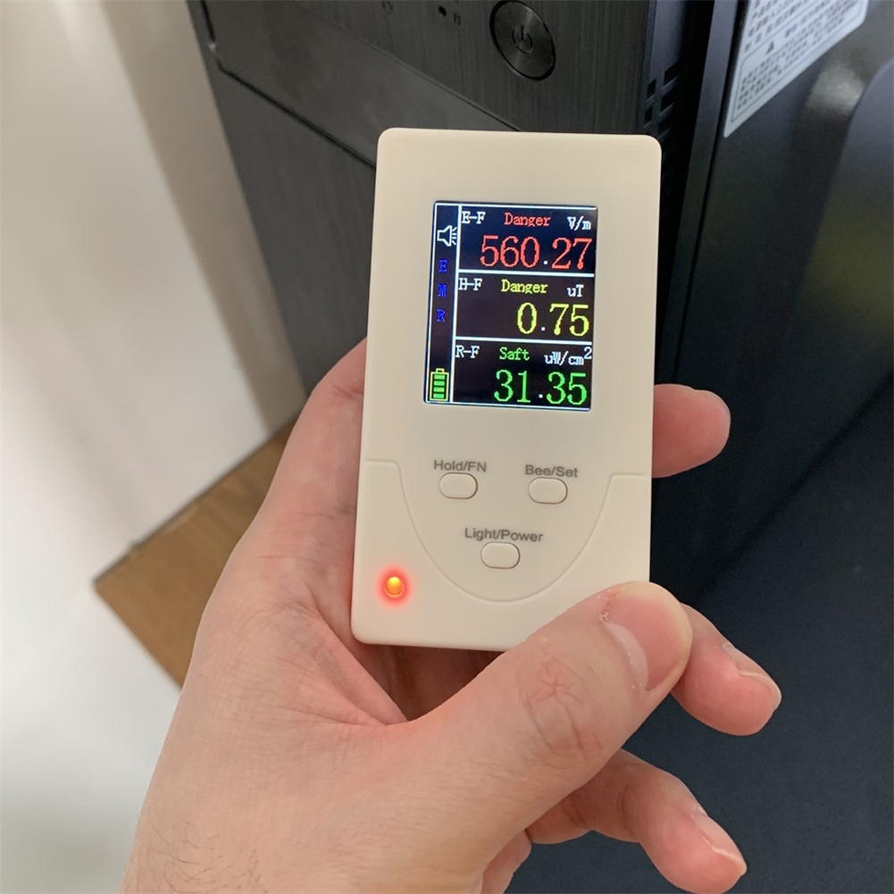 QA060 QA062 QA063 EMF Meter Nuclear Radiation Detector Geiger Counter Dosimeter Radiation X-ray Beta Gamma Iodine 131 Detector