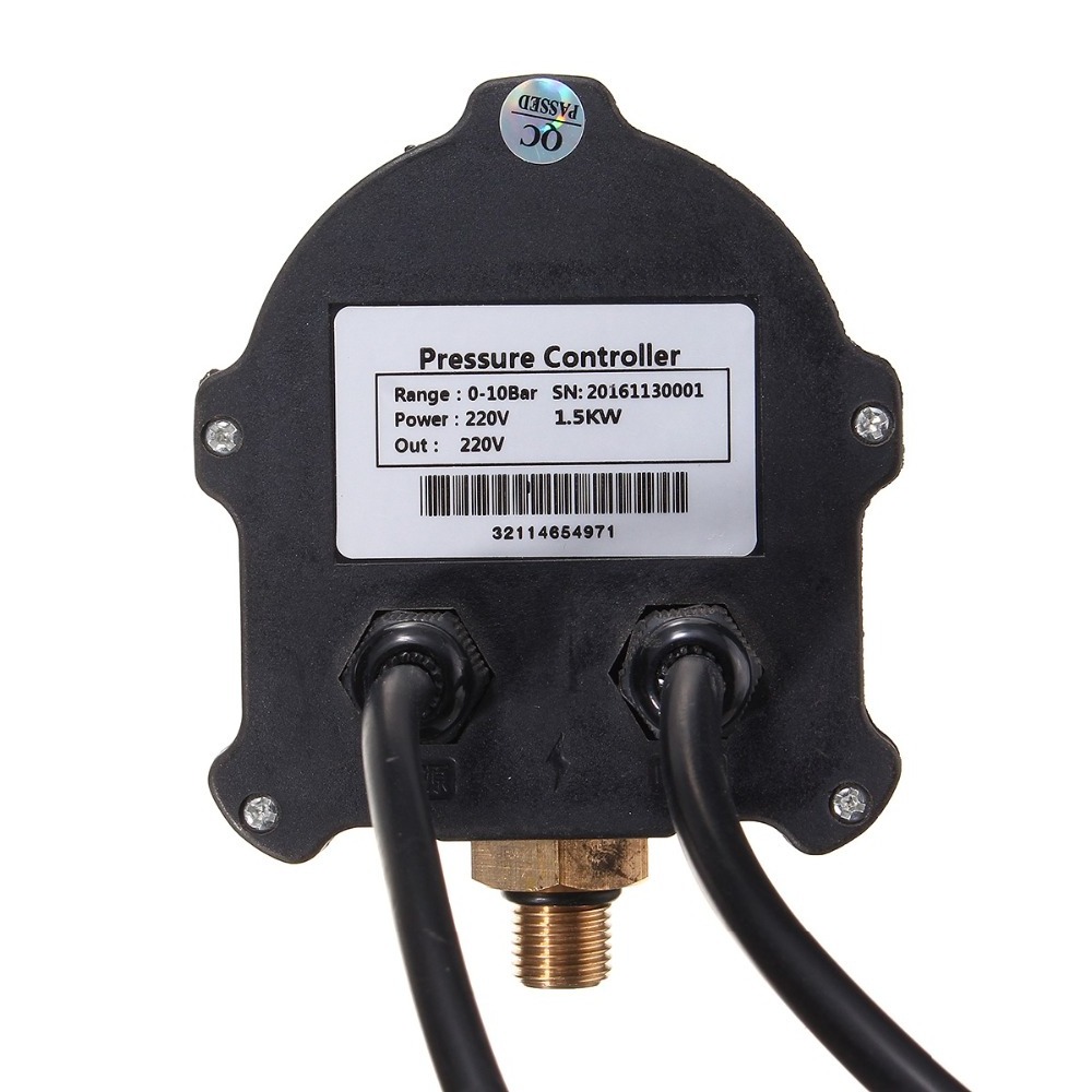 HT2024 Automatic Digital Pressure Controller ON OFF Switch 220V For Water Ail Gas Pump