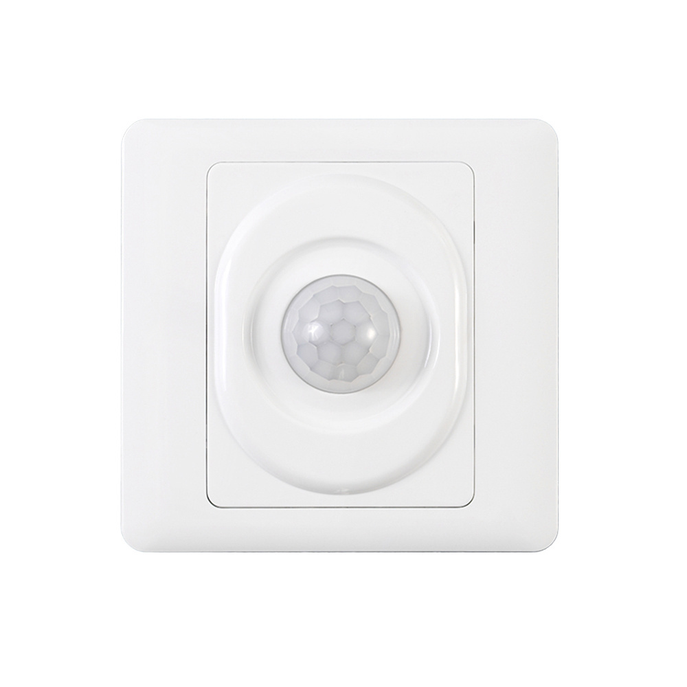 AC 220V LED PIR Motion Sensor Switch AC 180V-240V Recessed Infrared Smart Human Body Sensor Wall Switch