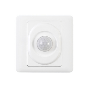 AC 220V LED PIR Motion Sensor Switch AC 180V-240V Recessed Infrared Smart Human Body Sensor Wall Switch