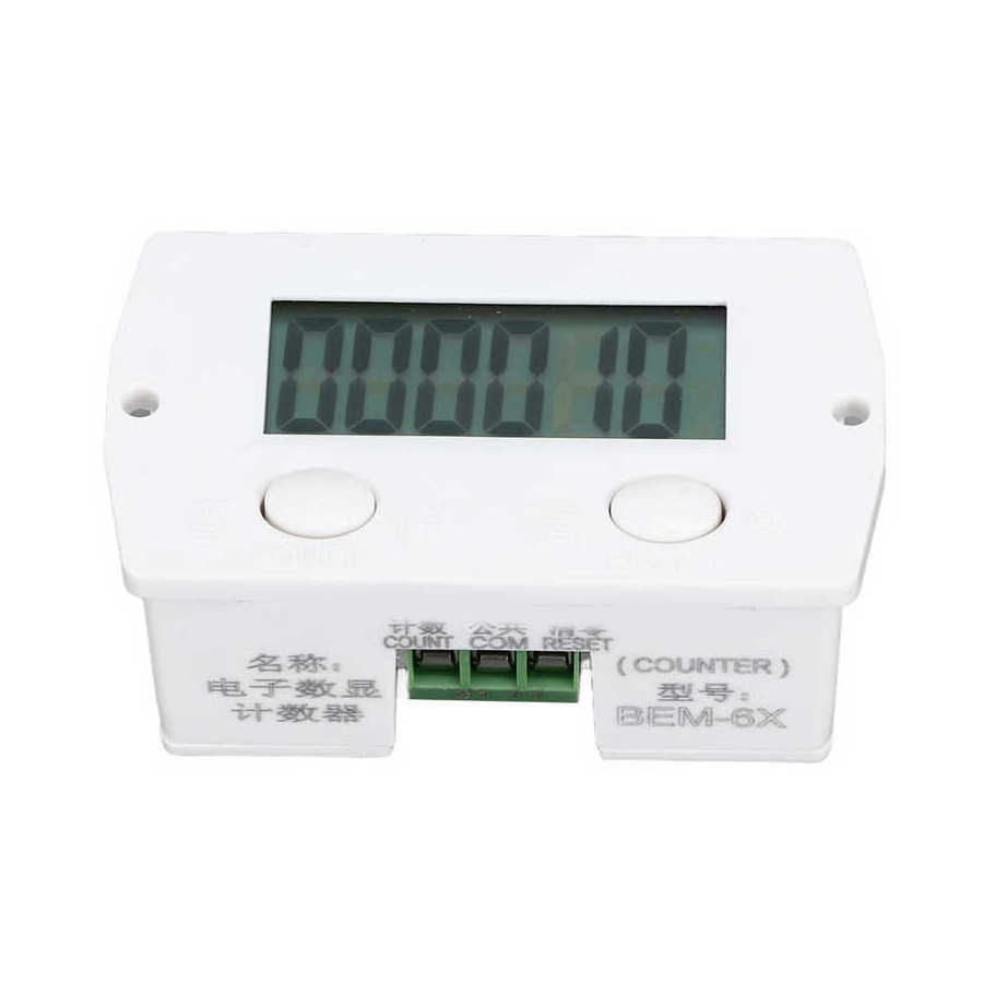 Electronic Counter Magnetic Induction Digital Display Industrial Punch Counter 0-999999 Portable Digital Counter new