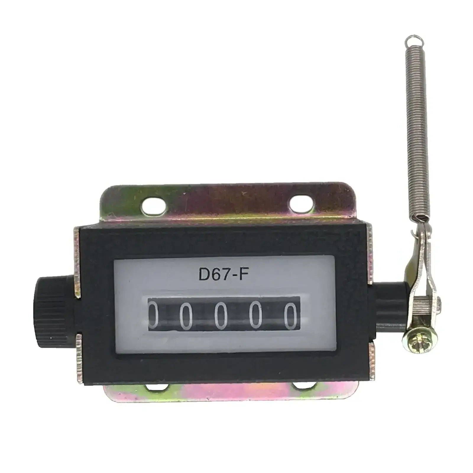 Mini Digital Counter 0-9999 4 Digit Number Hand Tally Click Timer Mechanical Manual Pull Stroke Counter