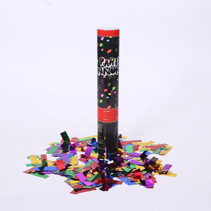 Confetti shooter 30cm metallic foil confetti compressed air driven high quality confetti launcher