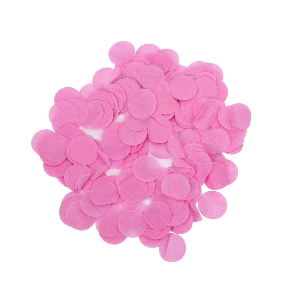 Gender Reveal Confetti Cannon Biodegradable Pink Circle  Confetti Party Popper for  Baby Shower