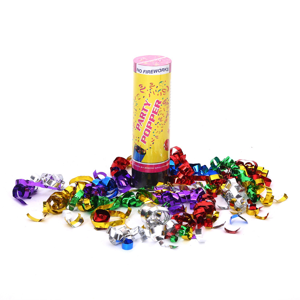 Spring driven confetti shooter for wedding birthday decoration party supplies