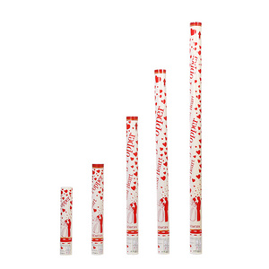 red heart party wedding confetti shooter